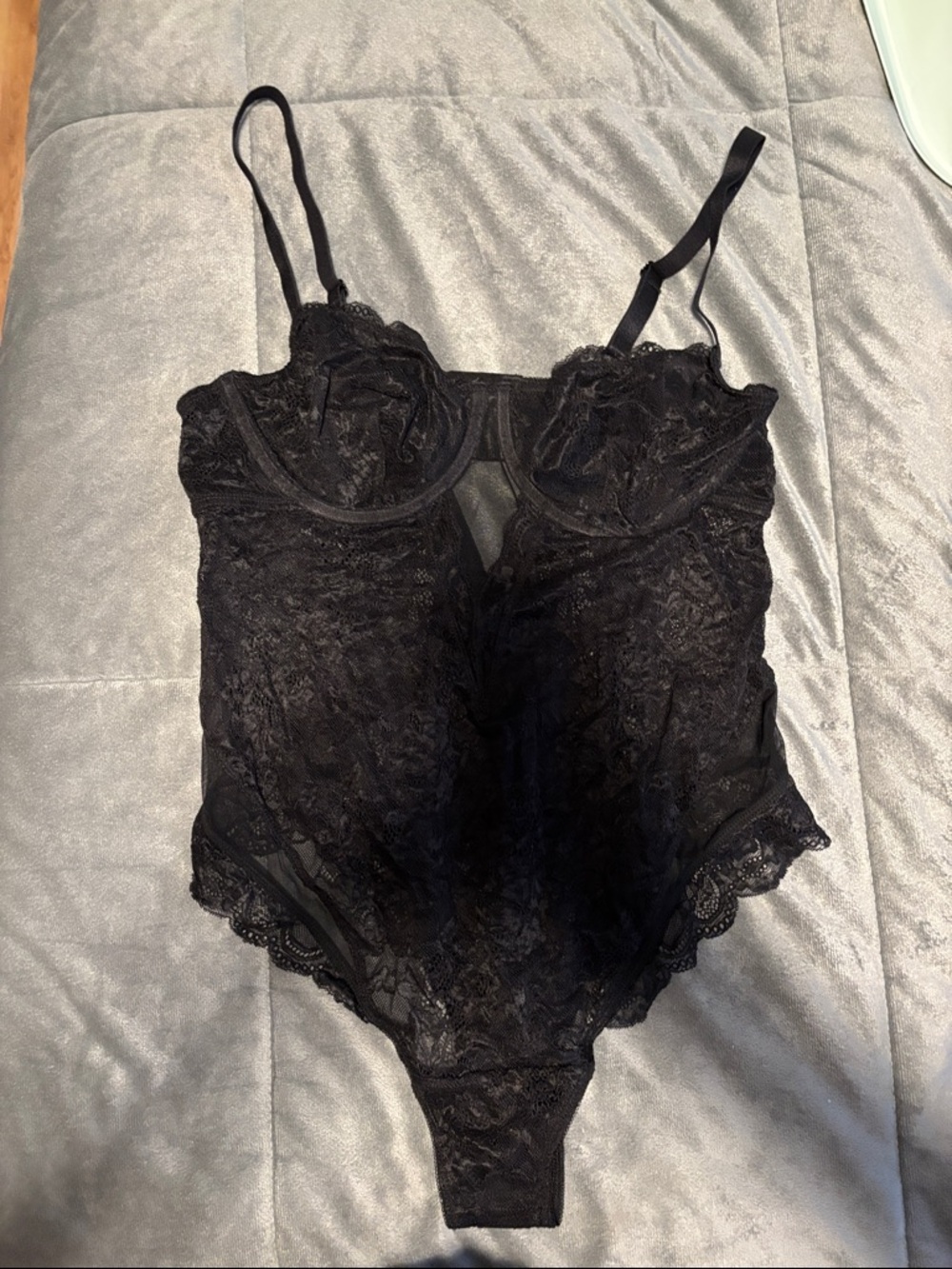 Torrid Black Lace Bodysuit Intimate 0X
